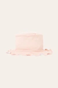 Chapéu Summer Liso Rosa Branco