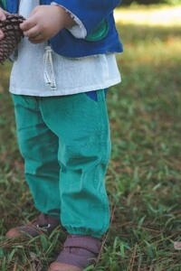 Calça Adora Veludo Azul Verde