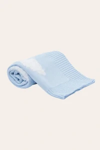 Manta Nuvem Colo Azul Bebê
