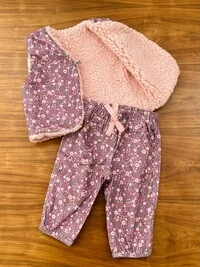 Colete Veludinho Floral Dream Colorido com Vinho