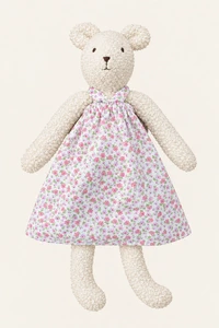 Ursa Florzinha Rosa