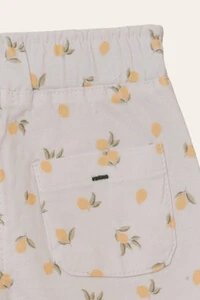 Calça Adora Limão Off White Mostarda