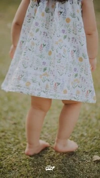 Vestido Gaze Botânica Colorido