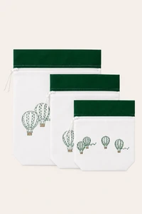 Kit Saquinho Balloon Tons de Verde