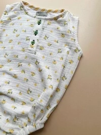 Pimpão Gaze Limão Off White Mostarda