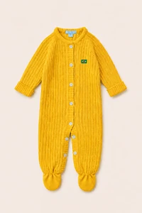 Macacão Canelado Amarelo Brasil