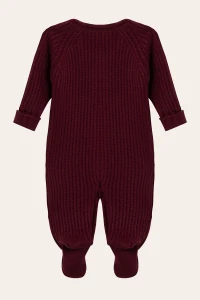 Macacão Mousse Lã Burgundy