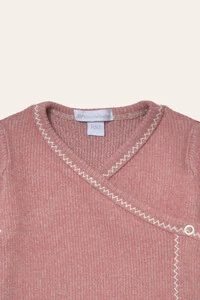 Conjunto Kimono Canelado Terracota