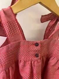 Vestido Tina Listra Vermelho