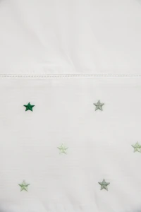 Conjunto Lençol Berço Estrela Salpicado Padrão 59