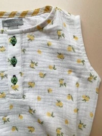 Pimpão Gaze Limão Off White Mostarda