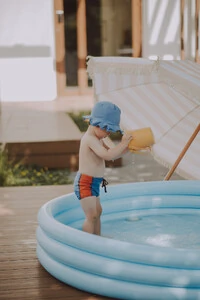 Chapéu Summer Liso Azul Laranja