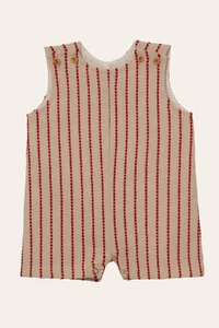 Jardineira Gaspar Vermelho cru