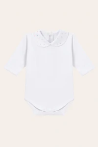 Body Gola Punho 156 Colorido com Amarelo