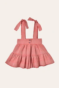 Vestido Tina Listra Vermelho