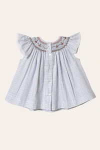 Vestido Isabela Xadrez Cereja Verde