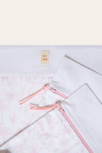 Kit Saquinho Toile du Jouy Rosa