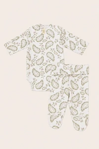Conjunto Paisley Algodão Egípicio Colorido