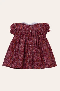 Vestido Eliza Floral Miúdo Tons de Rosa