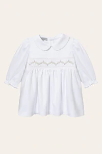 Vestido Florzinha Pima Branco