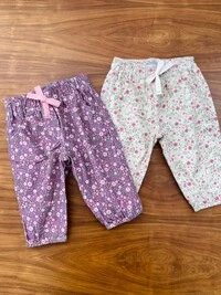 Calça Veludinho Floral Dream Colorido com Vinho