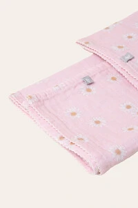 Kit Fralda Estampa Daisy Rosa