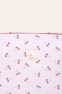Necessaire Cereja Rosa Vinho