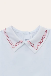 Body com Gola e Punho 110 Vermelho