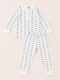 Pijama Coelho Pima Azul