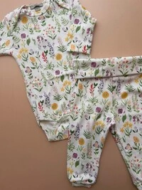 Conjunto Algodão Egípcio Botânico Colorido