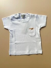 Camiseta Bolsinho Algodão Egípcio Branco