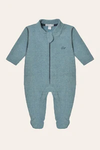 Macacão Glace Zíper Azul Jeans