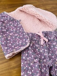 Colete Veludinho Floral Dream Colorido com Vinho