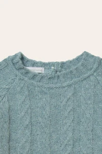 Conjunto Trancoso Lã Azul Claro