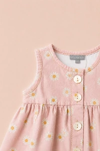 Vestido Manu Daisy Rosa