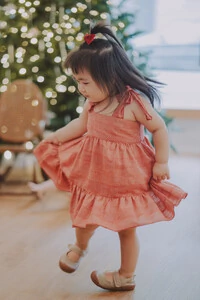 Vestido Tina Listra Vermelho