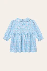 Vestido Floral Pima Azul