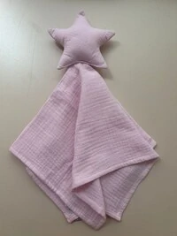 Naninha Estrela Gaze Rosa