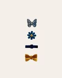 Kit fivelas Baby Azul Mostarda