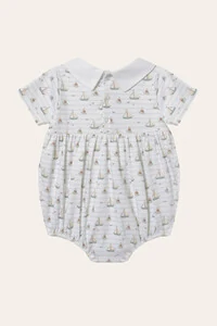 Macacão Curto Barquinho Pima Colorido