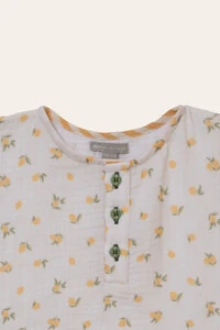 Pimpão Gaze Limão Off White Mostarda