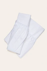 Kit Lençol de Elástico Avulso Berço Branco