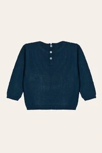 Casaco Tricot Fortaleza Índigo