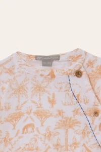 Conjunto Gaze Toile Du Jouy Mostarda