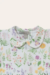 Camiseta Bella Algodão Egípcio Botânico Colorido