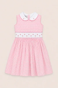Vestido Ariela Vichy Rosa