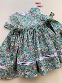 Vestido Alice Floral Miúdo Colorido