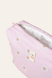 Necessaire Estampa Daisy Rosa