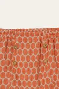 Shorts Sabiá Poá Laranja