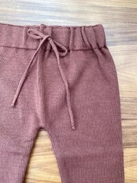Calça Jogger Tricot Avelã